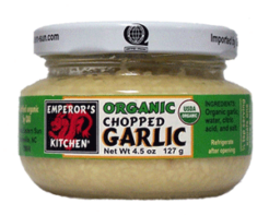 Emperor's Kitchen Organic Chopped Garlic 4.5 oz