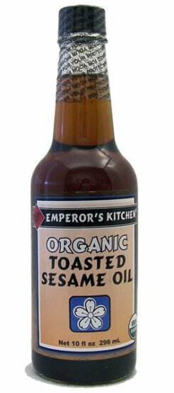 Emperor's Kitchen Organic Toasted Sesame Oil 10 oz